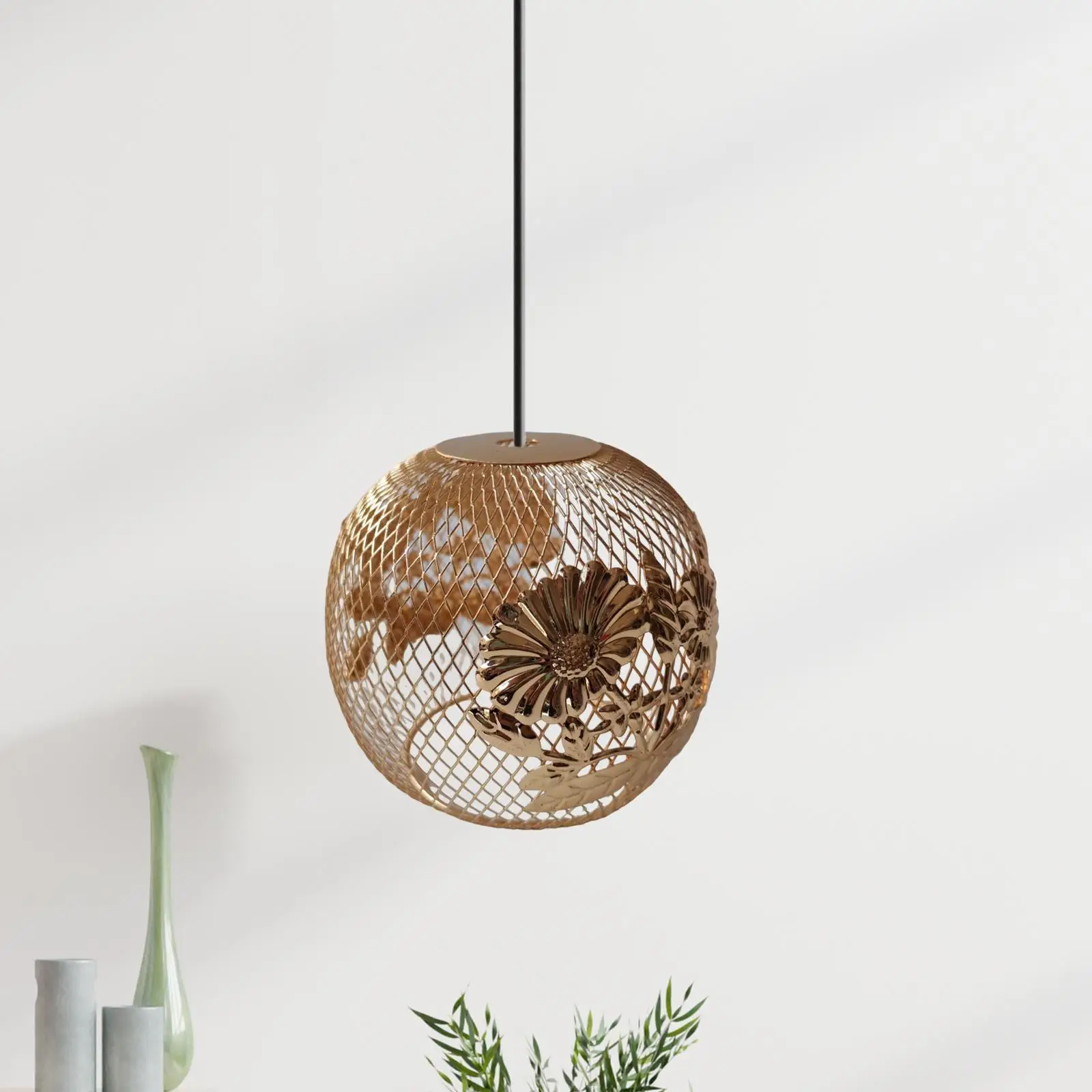 Metal Pendant Light Shades Lighting Fixture Accessories Metal Wire Cage Lamp Guards for Teahouse Bedroom Hotel Dining Room Home Metal Pendant Light Shades Lighting Fixture Accessories Metal Wire Cage Lamp Guards for Teahouse Bedroom Hotel Dining Room Home