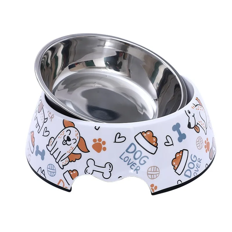 HOOPET-cuenco de acero inoxidable para mascotas, alimentador para gatos, bebedero, suministros para gatitos, cachorros, alimentación de alimentos, cuencos de agua potable, accesorios para mascotas - imagen 5