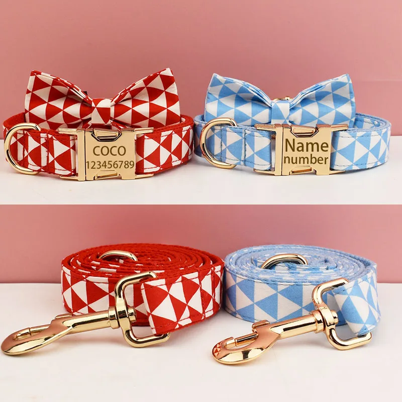 Collar de pajarita con estampado de frutas para perro, suministros para mascotas, diseño personalizado, táctico de lujo