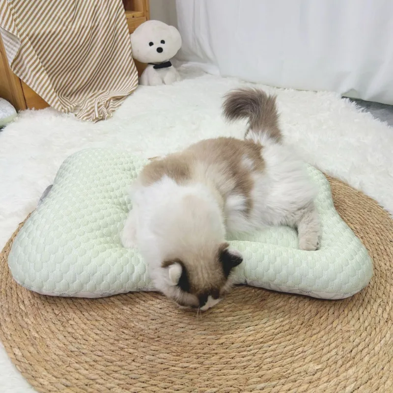 Nido de gato refrescante de verano, estera semice para las cuatro estaciones, cómodo colchón General para perros pequeños, muebles para mascotas, suministros de productos - imagen 3