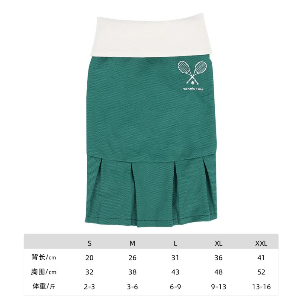 Vestido de tenis de primavera para mascotas, ropa para mascotas, camiseta sin mangas dulce y bonita, vestidos para perros pequeños - imagen 5