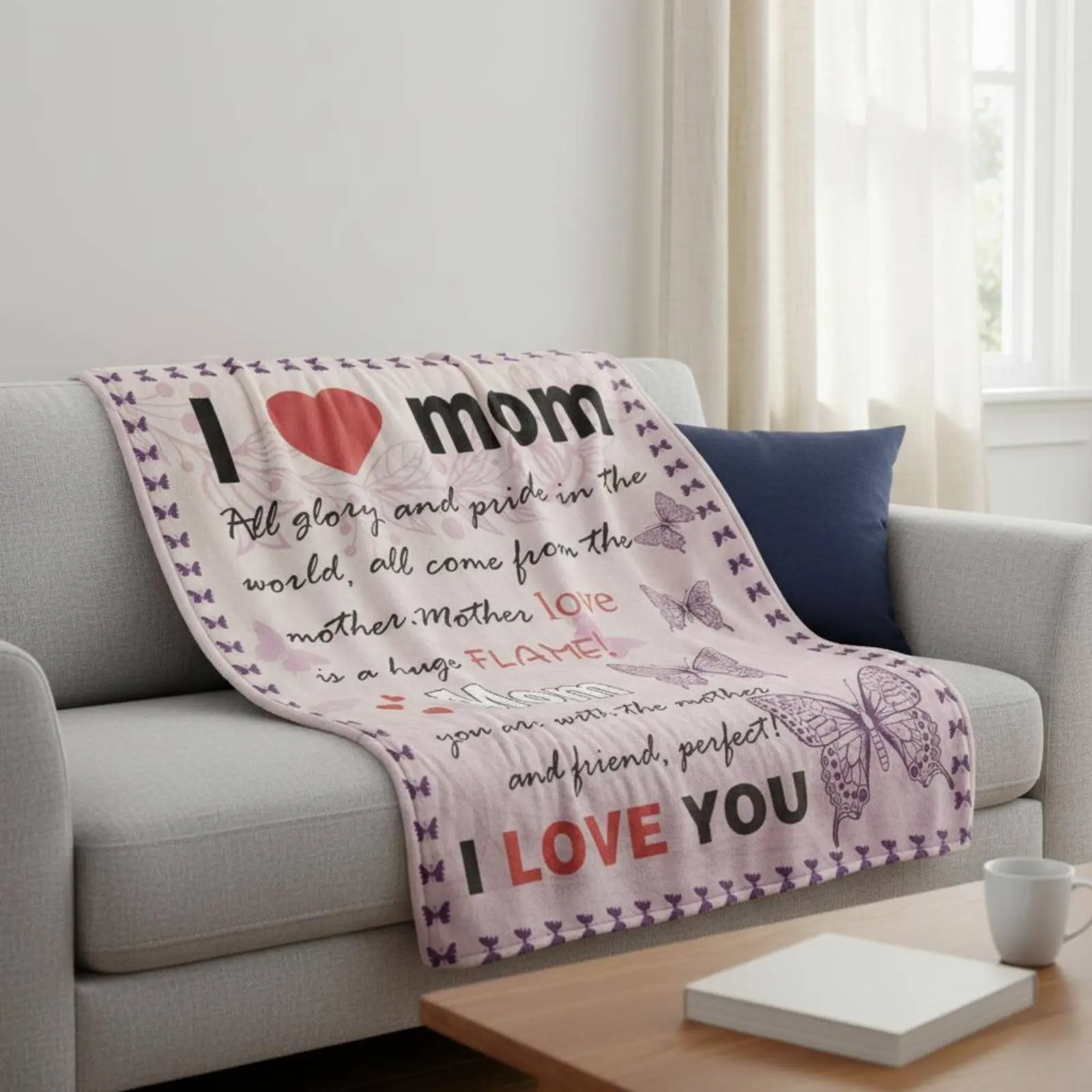 Manta para gatos y perros Día de la Madre cálida – Regalo original - imagen 5