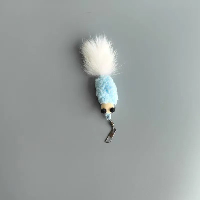 Varita interactiva con peluche de conejo para gatos – Cabezas intercambiables - imagen 5