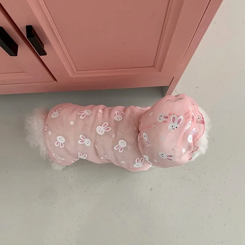 Mono antimosquitos para perros pequeños – Estampado conejo verano - imagen 5
