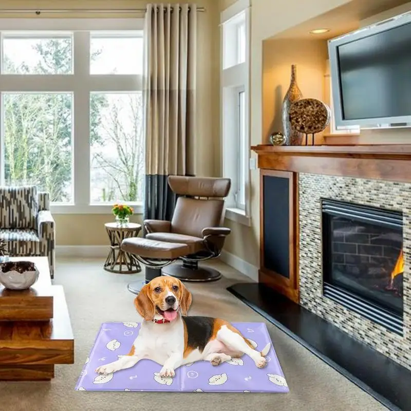 Cama de refrigeración impermeable para perro y gato, manta de hielo automática, almohadilla de hielo multifuncional para mascotas, alfombrilla esencial de verano para mascotas - imagen 3