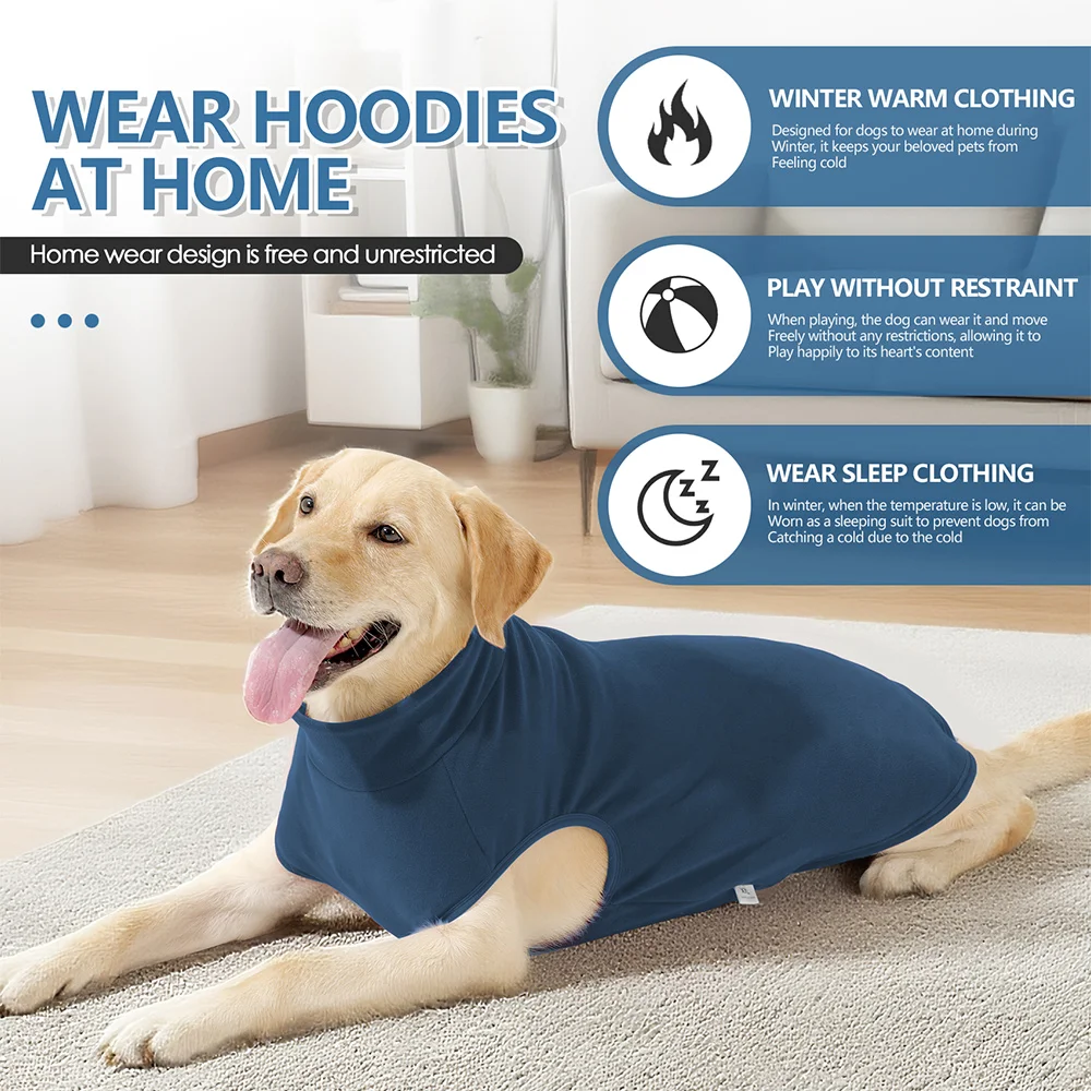 Ropa suave de lana para perros, suéter cálido para perros, pijamas, ropa interior para el hogar para perros medianos y grandes, ropa para mascotas, Chihuahua