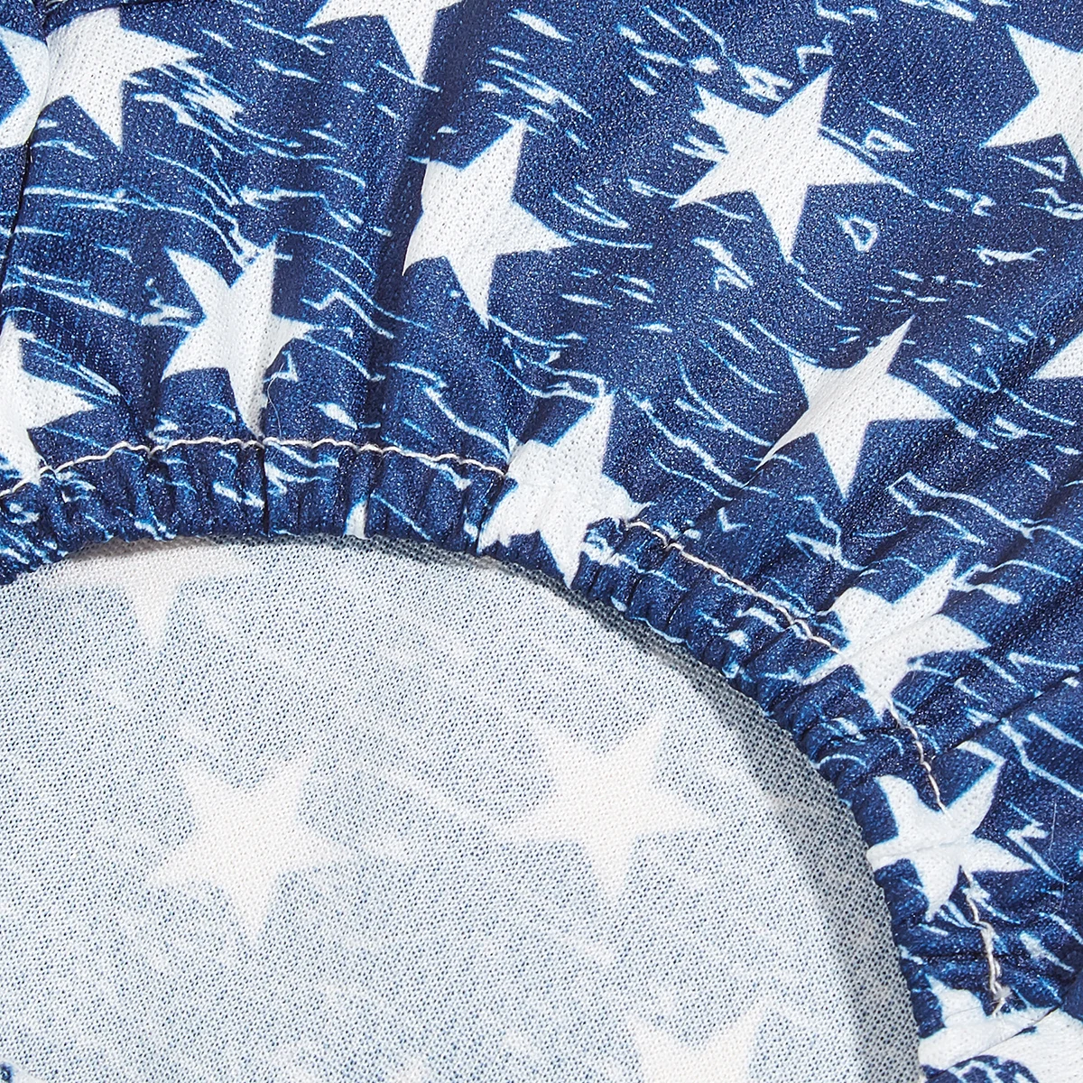 Patriotic Pet Outfit Set, American Flag Dog Dress & Collar, Sling Puppy Skirt, Festive Pet Clothing, Cute Doggie Summer Wear, - imagen 5