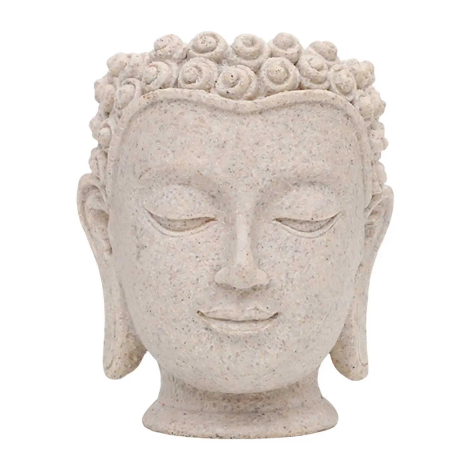 Maceta con cabeza de Buda, florero, organizador, decoración, contenedores de plantas para mesa, centro de mesa, oficina, jardín, escritorio, cocina - imagen 2