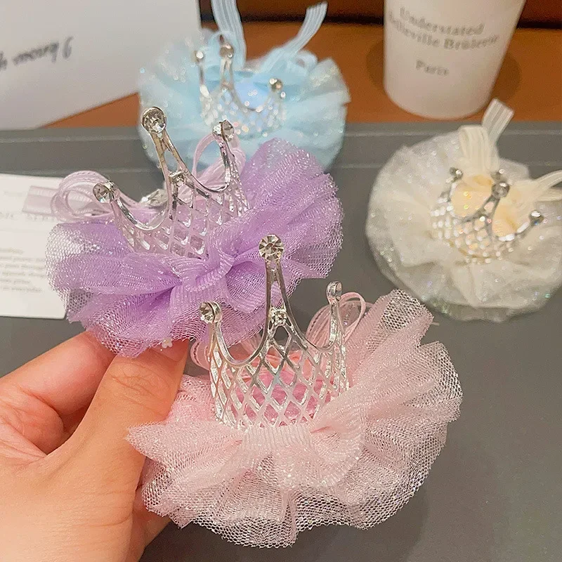 Linda corona de princesa de encaje para perro, gato, pinza para el pelo para mascota, boda, fiesta de cumpleaños, fotografía, decoración, suministros para mascotas, regalo para gatito y cachorro - imagen 3