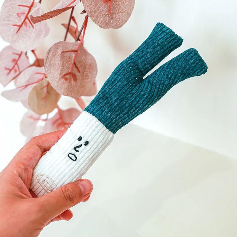 Ins perro regalo de cumpleaños cebolla verde ajo seta juguete chirriante mascota juguete interactivo imitación vegetal juguete foto Accesorios - imagen 4