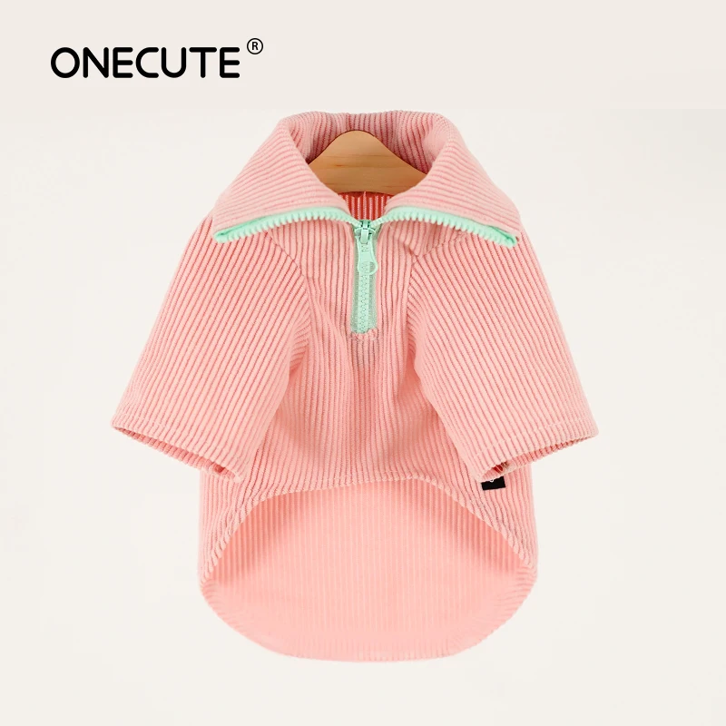 Camisa con cremallera de dos patas para mascotas, ropa de algodón para perros pequeños y medianos, cálidos, a prueba de viento, para otoño e invierno - imagen 4