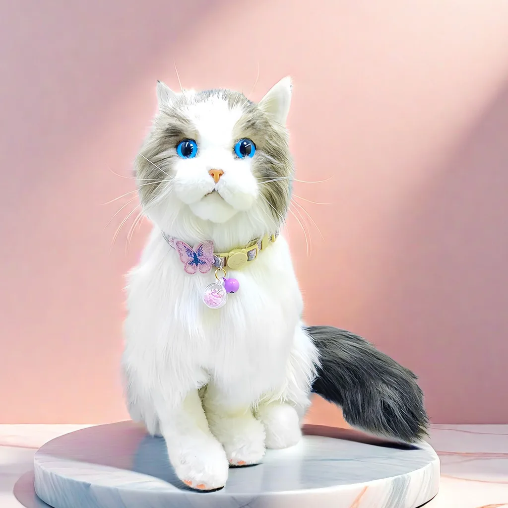 1 Collar de gato que brilla en la oscuridad con diseño de mariposa y floral, lindo collar de gato, Collar para gatos de interior/exterior, sin batería, - imagen 5