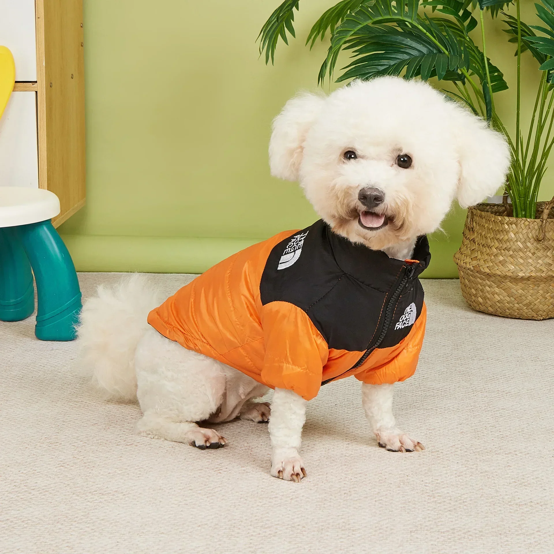 Ropa cálida para mascotas de otoño e invierno, ropa para perros y gatos, chaqueta acolchada transpirable gruesa - imagen 2