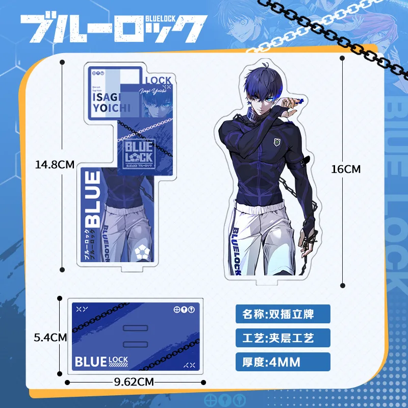 Figura acrilica Blue Lock 15 cm para escritorio - imagen 4