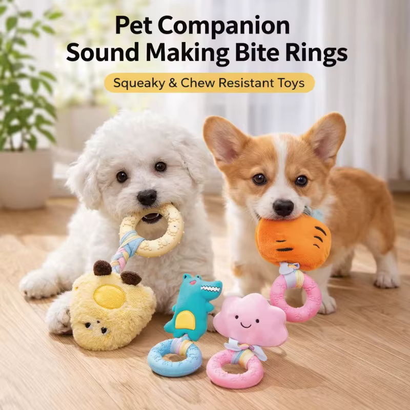 Juguete de cuerda con sonido para perros – Interactivo y duradero - imagen 2
