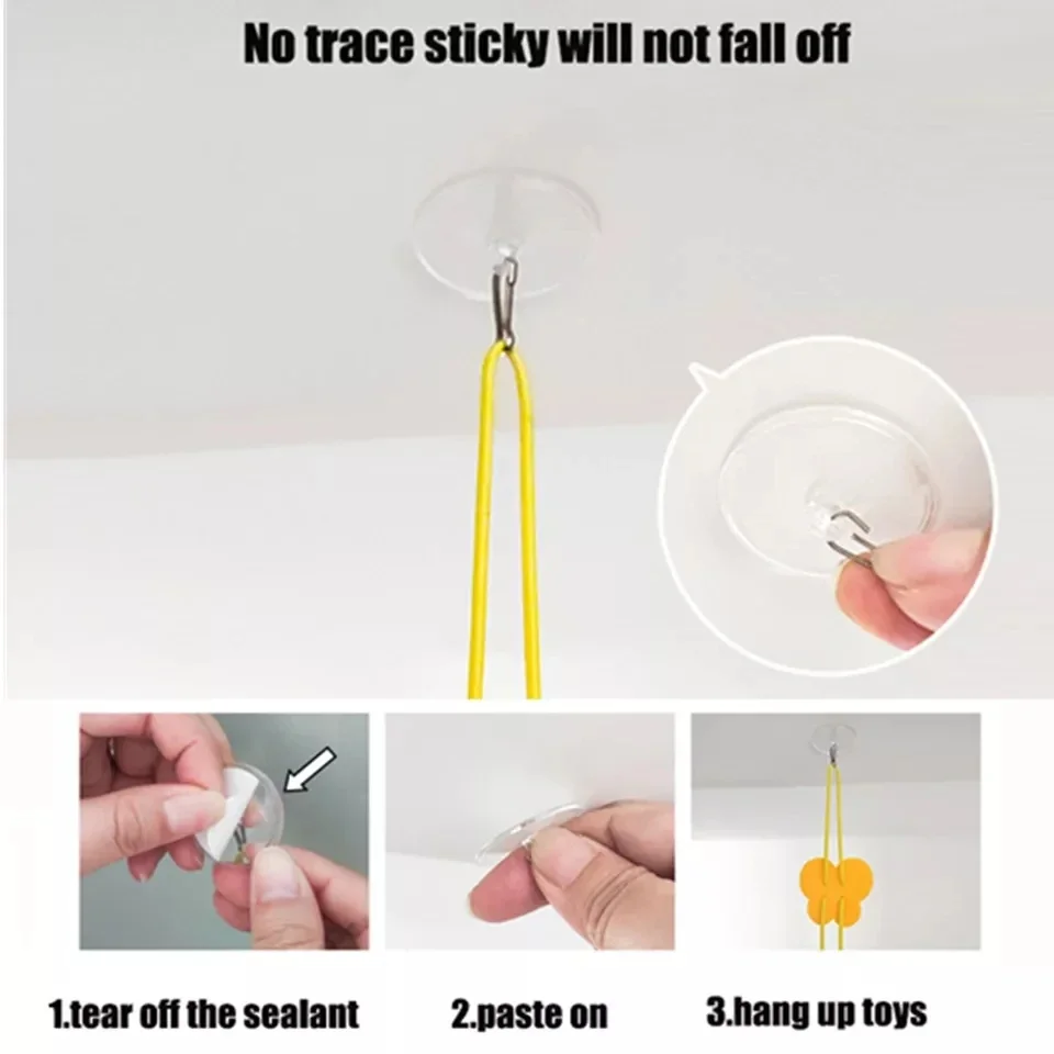 Juguete interactivo para Gato, cuerda elástica para rascar, puerta retráctil colgante, Juguetes Divertidos, suministros para gatos, 1/3/5 Uds. - imagen 5