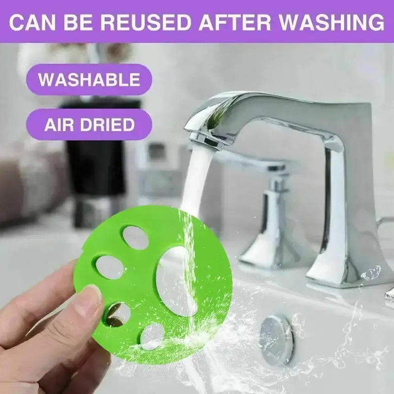 Removedor de pelo para mascotas, lavadora de ropa, recolector de pelusas de piel de perro y gato de silicona reutilizable, accesorios de herramientas de limpieza del hogar - imagen 4