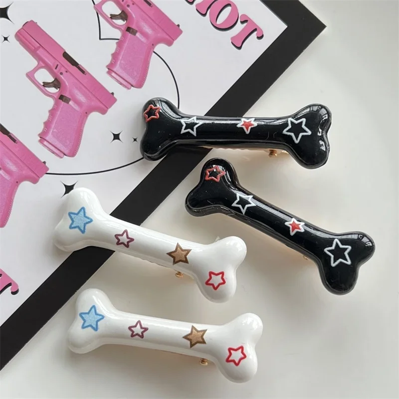 Nuevas pinzas para el pelo para perros con estampado de estrellas, horquilla para perros, decoración bonita, lazos para el pelo para cachorros, suministros para perros pequeños, sombreros para mascotas - imagen 4