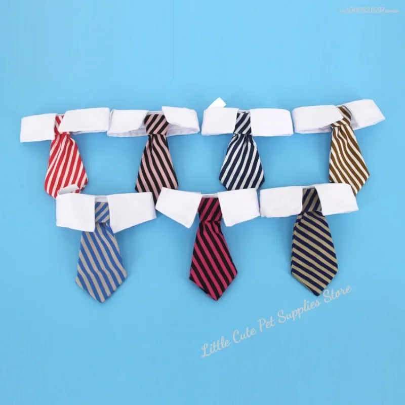 Corbata Formal para perro y gato, esmoquin, Collar negro y rojo, accesorios para mascotas, boda, vacaciones y fiesta, regalo - imagen 3