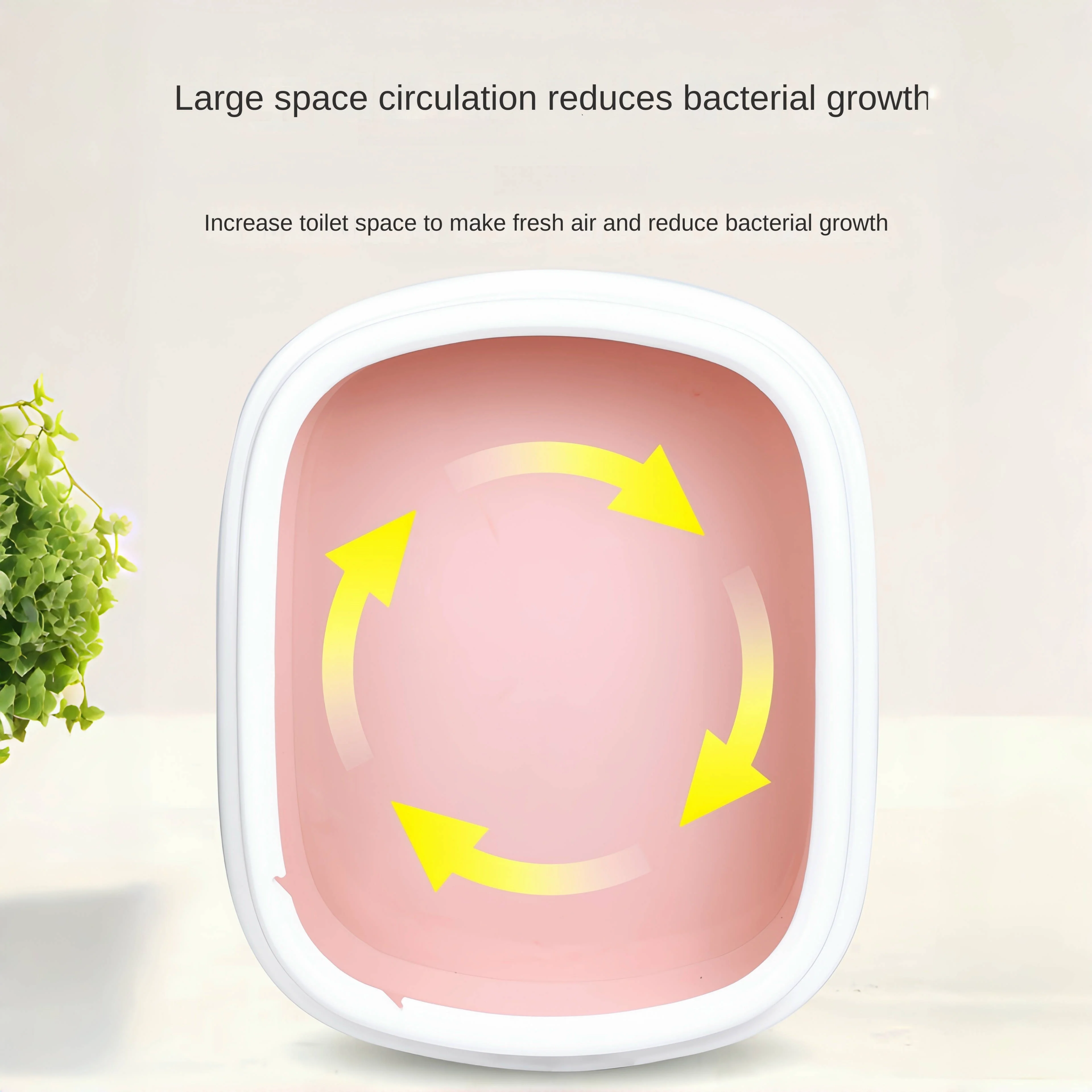 Caja de arena portátil para gatos, orinal extraíble semicerrado para gatito, inodoro para conejo y gatito, animales pequeños - imagen 4