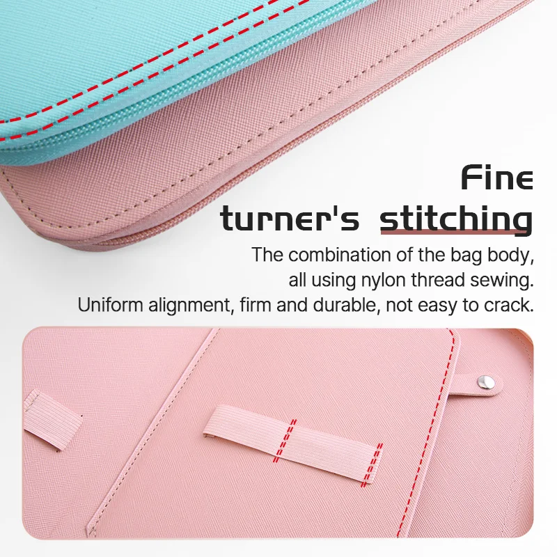 Fenice-estuche de almacenamiento de tijeras para peluquero y mascotas, bolsa de cuero PU para salón de belleza, bolso para tijeras de corte de pelo, caja portátil impermeable para peluquería - imagen 5