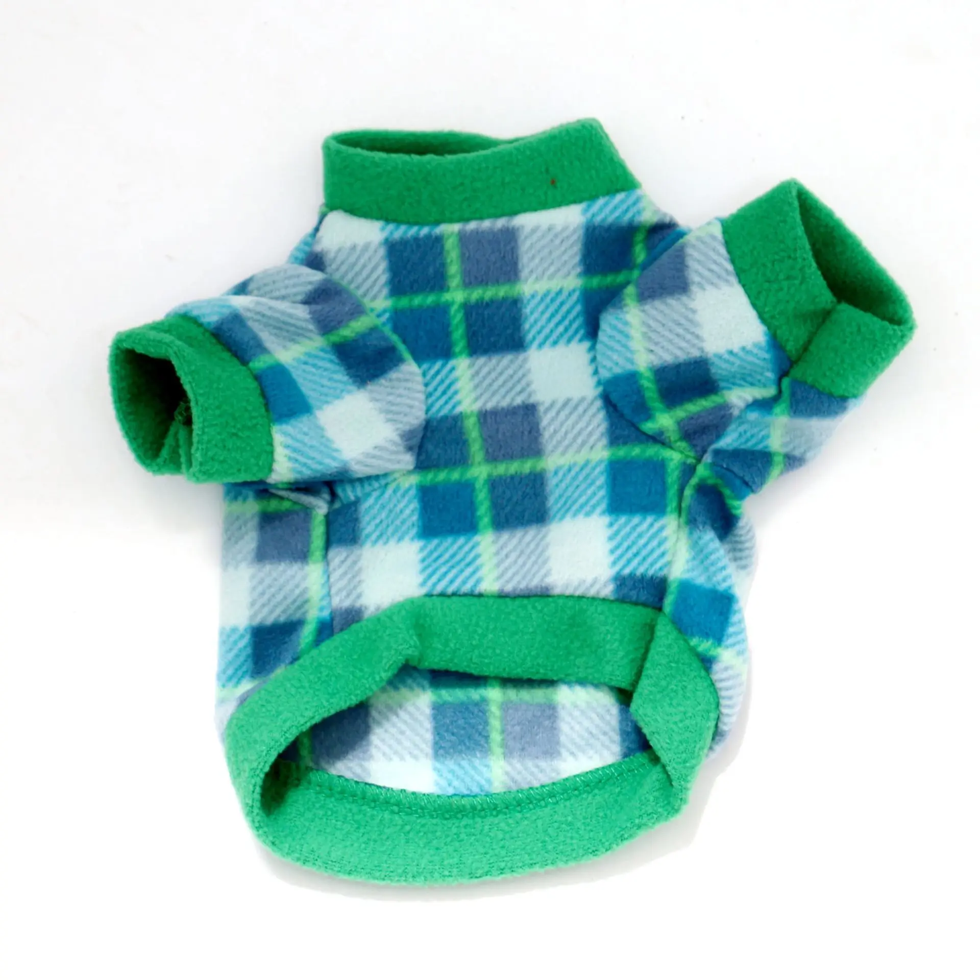 Ropa de lana para perros, sudaderas con capucha de invierno, abrigo, ropa a cuadros, sudadera para perros pequeños, Chihuahua, caniche, York, jerseys para cachorros, disfraz XS - imagen 4