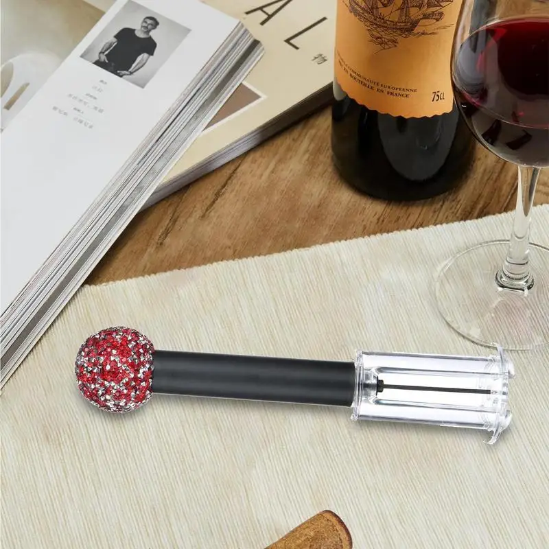 Bomba de aire piezas para abrir botellas de vino, abridor de botellas portátil a presión, herramientas de cocina, accesorios de Bar, 1 unidad - imagen 2