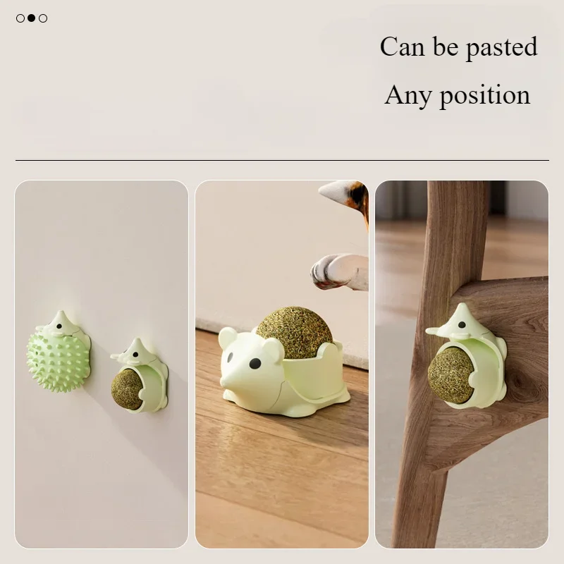 Bola de hierba gatera divertida para gatos, suministros para mascotas, juguetes interactivos para gatos - imagen 4