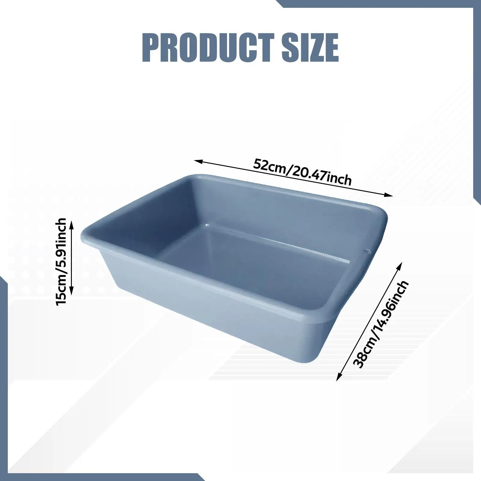 Commercial Bus Box, Airport Home Versatile Subway Station Large Tableware Organizer Basin Dish Collection Tray Wash Tub Basin Commercial Bus Box, Airport Home Versatile Subway Station Large Tableware Organizer Basin Dish Collection Tray Wash Tub Basin