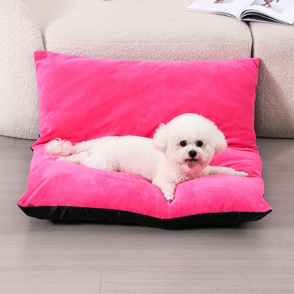 Cama sofá suave para gatos medianos y perros pequeños – Cojín cálido - imagen 2
