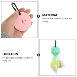 Clip portabolsas para perro manos libres al pasear