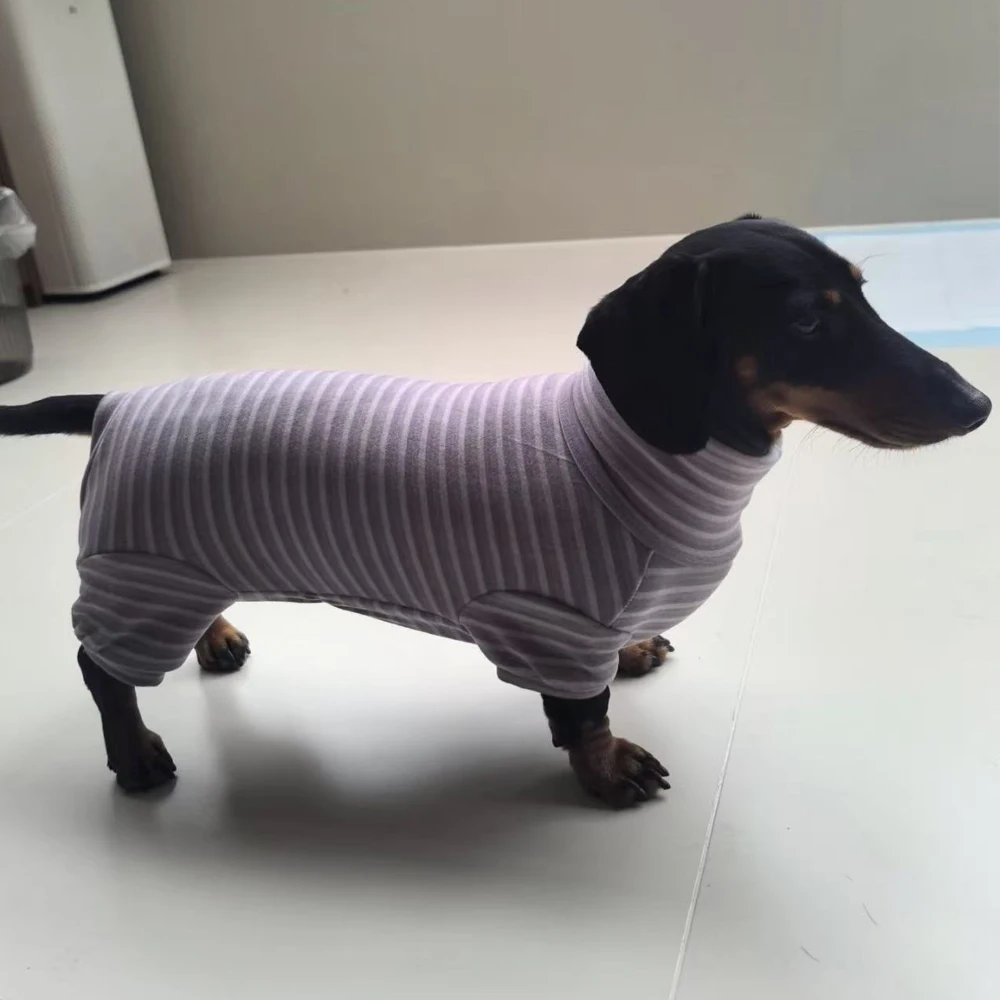Pijama suave, cálido para perros tipo salchicha miniatura y medianos