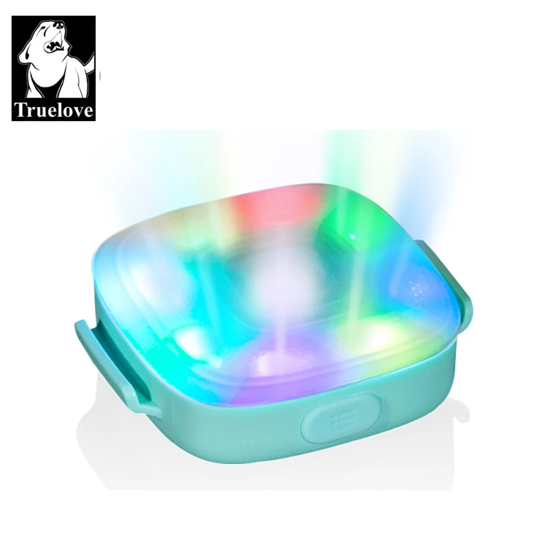 Luz LED de seguridad Truelove para ropa de mascotas, arnés de cuello, mochila con batería resistente al agua y de larga duración continua TLD19102
