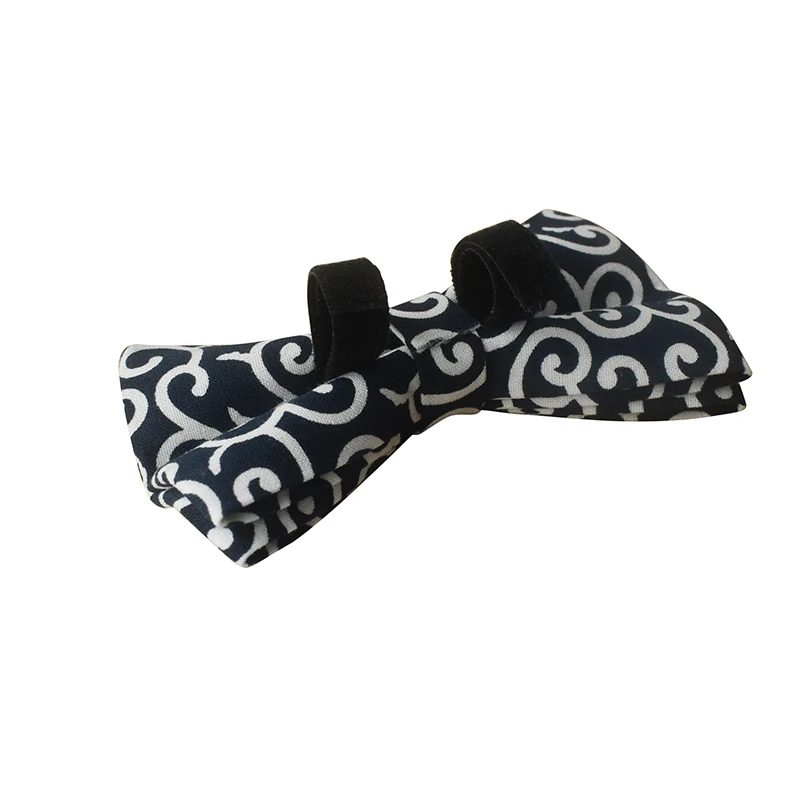 Collar de perro con lazo grabado gratis, correa de perro Labrador Bull Bowknot, correas de correa, hebilla ajustable, accesorios franceses, tres colores - imagen 4