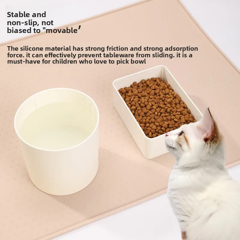 Tapete alimentación silicona antideslizante grande para perros y gatos - imagen 3