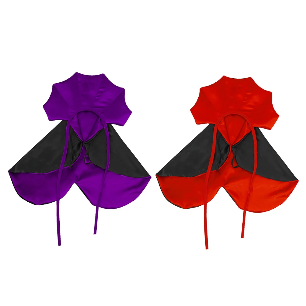 Ropa de vampiro para mascotas, disfraz encantador para cachorros, Disfraces de Halloween, capa para mascotas, sombrero para perros y gatos - imagen 2