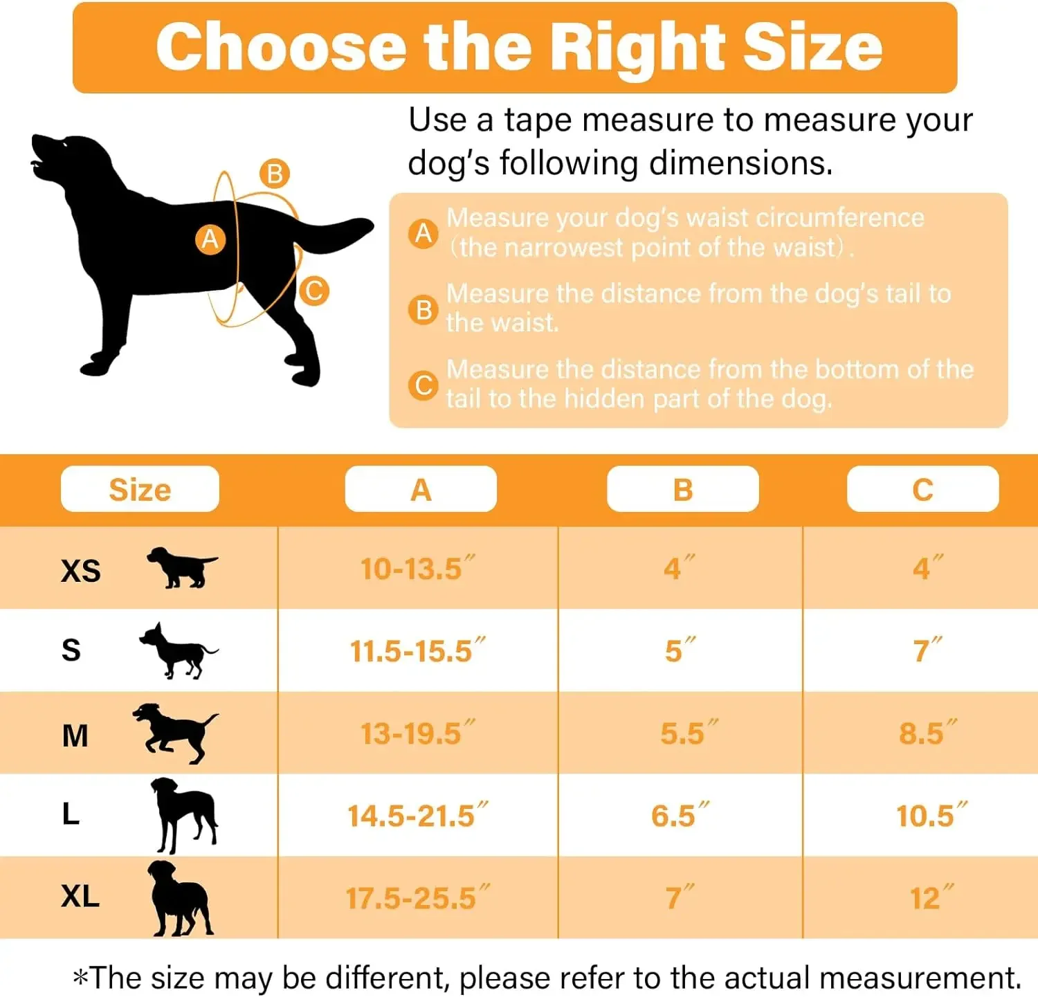 Pañales reutilizables y lavables para perros femeninos para incontinencia y menstrual, bragas sanitarias, tallas pequeñas/medianas/grandes - imagen 5