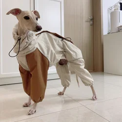 Chaqueta impermeable para perros Greyhound – Felpa suave otoño invierno