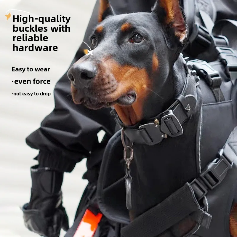 Arnés para perros con espalda cruzada, bolsa grande portátil transpirable para mascotas, mochila de rescate para perros, productos para mascotas, impermeable, resistente a la suciedad - imagen 4