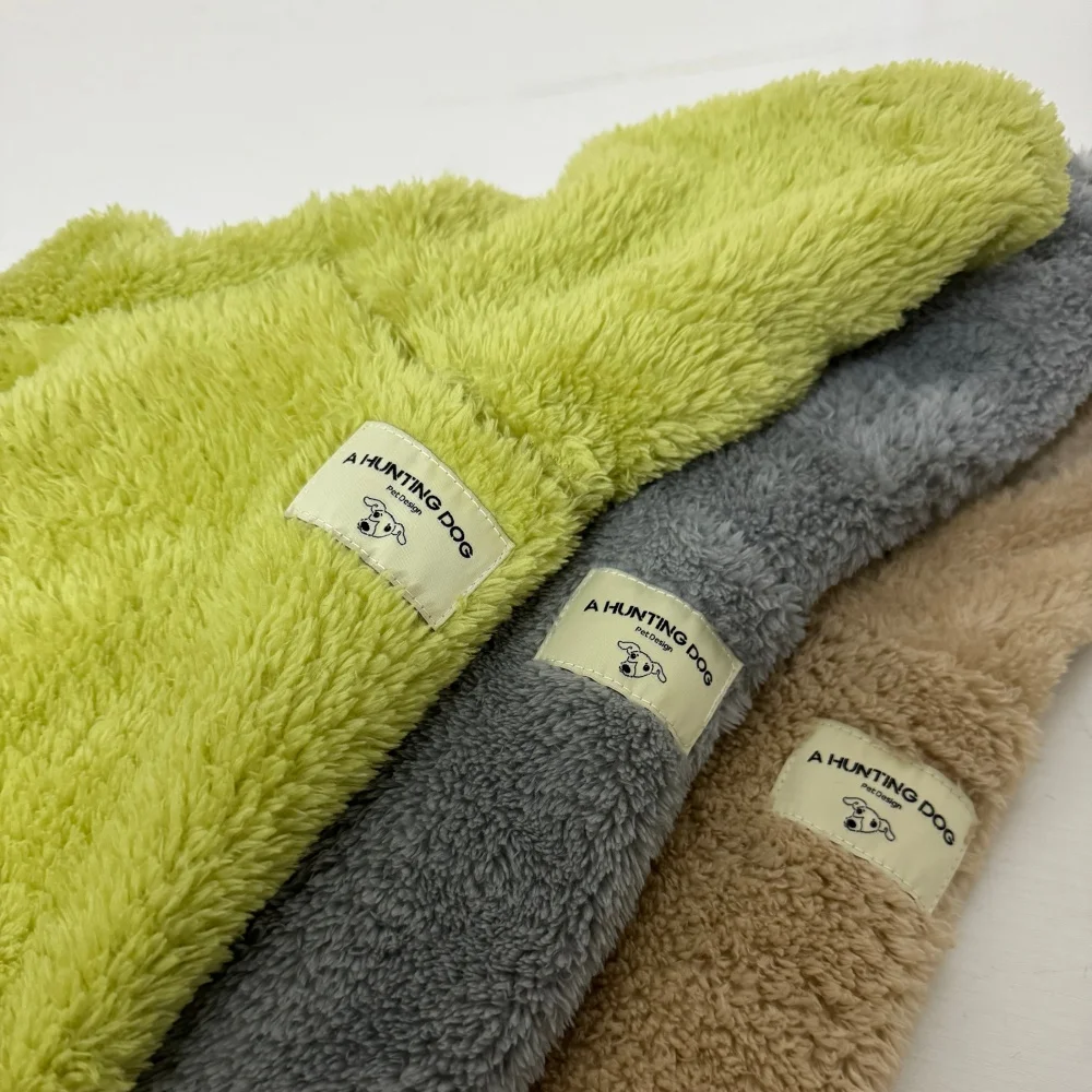 Chaqueta de invierno para Little Greyhound, sudadera de terciopelo caqui para perros pequeños y medianos, abrigo cálido de 4 Patas para Yorkshire - imagen 5