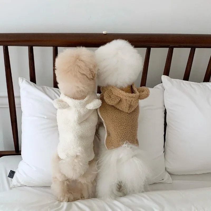 Ropa cálida de invierno para mascotas, capa para perro, chal, abrigo para perros de tamaño mediano, chaquetas para cachorros, chaleco, ropa gruesa para perros y gatos