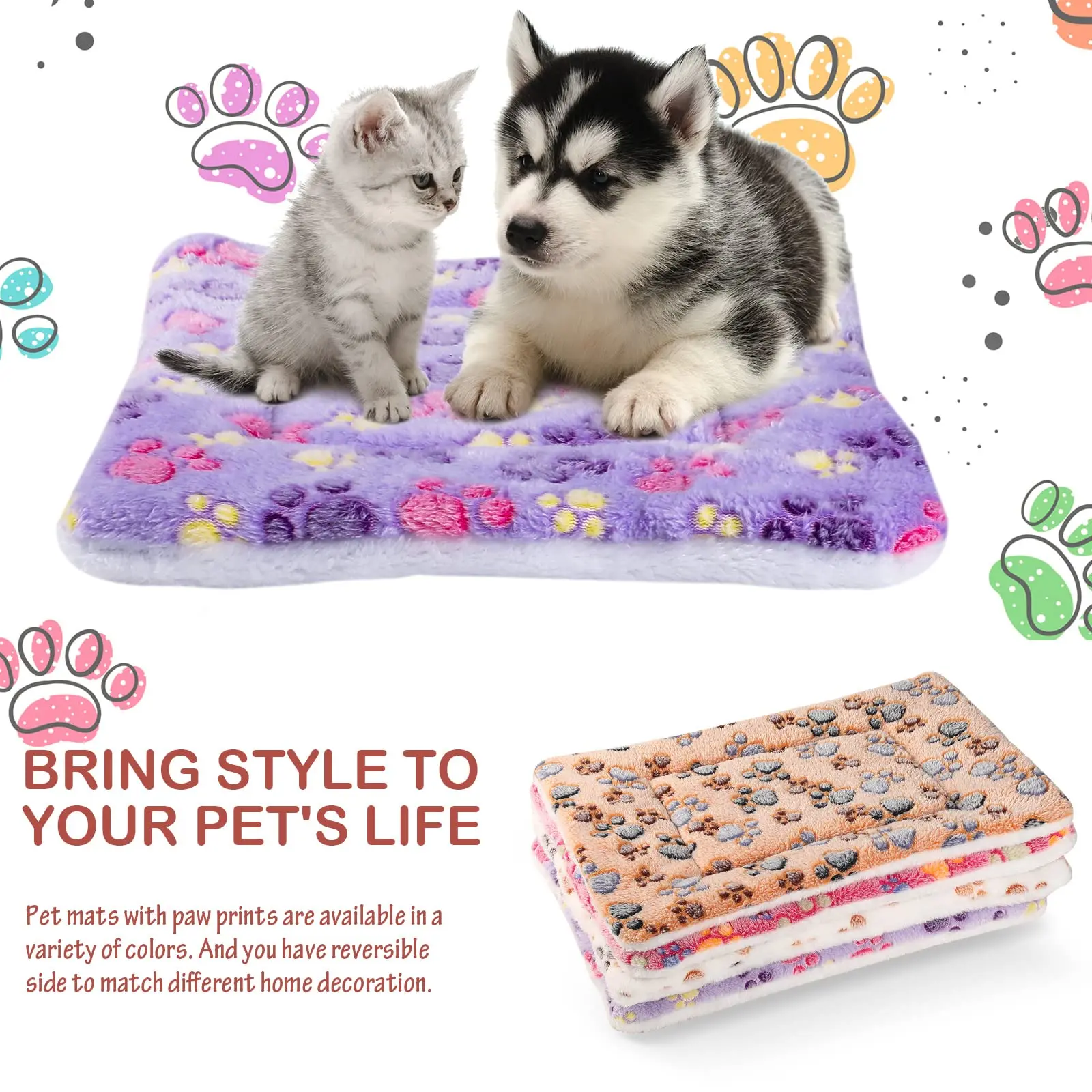 Colchón encantador lavable para perros y gatos – Cama cómoda invierno - imagen 4