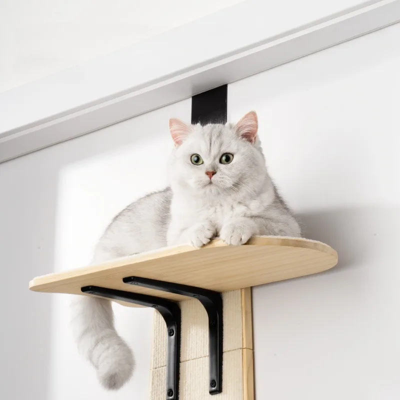 Tipo colgante detrás de la puerta, árboles para gatos, poste de escalada para gatitos, camas de torre, muebles para mascotas, tablero rascador para el hogar, juguetes, suministros para gatos - imagen 3