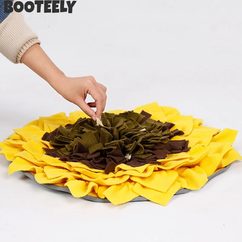 Almohadillas para olfatear perros con girasoles, almohadillas de entrenamiento, almohadillas para olfatear, fomenta las habilidades naturales de forrajeo para liberar el estrés