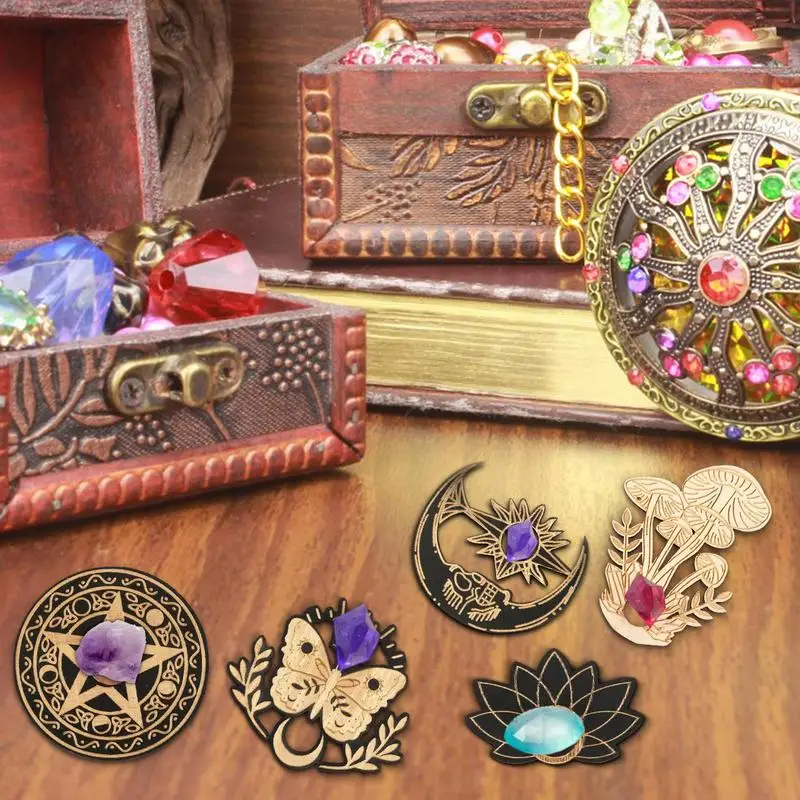 Soportes de cristal de madera para meditación, decoración Zen para el hogar, Yoga, sala de meditación, regalo espiritual para bautismo, boda, inauguración de la casa - imagen 5