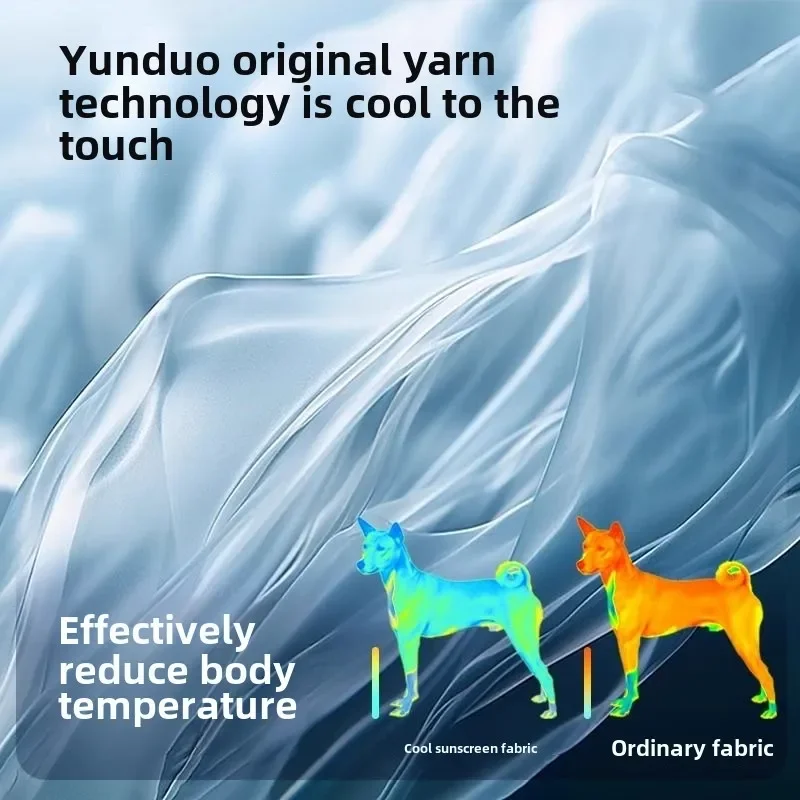 Chaleco refrescante para perros, protección UV de verano, camiseta para perros a prueba de insectos de cuatro patas, ropa de malla transpirable para perros pequeños y cachorros - imagen 2