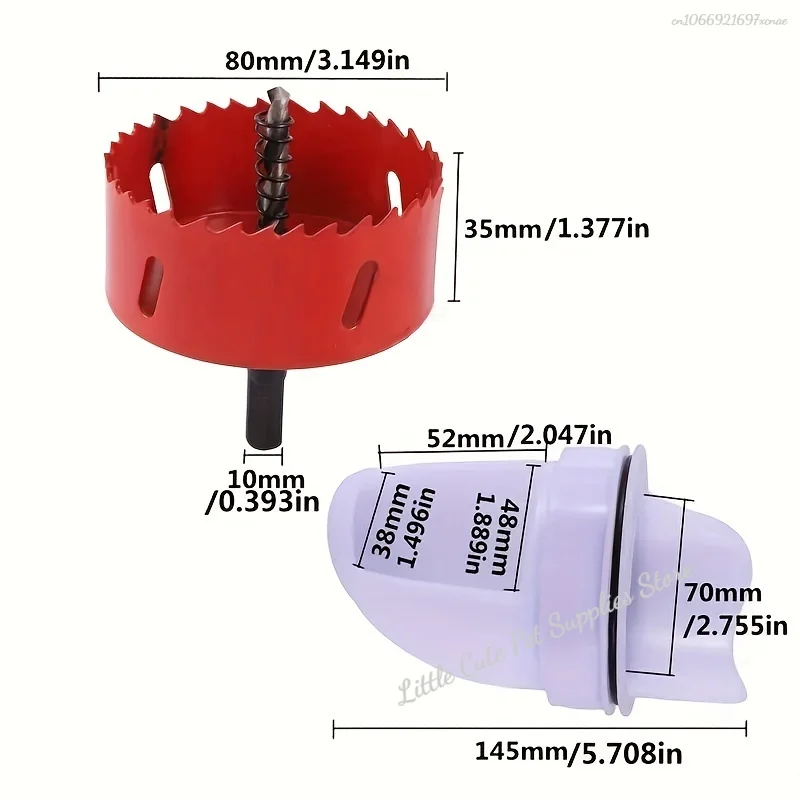Alimentador de aves de corral para pollos, Kit de puerto de alimentador a prueba de lluvia, contenedor de tanque de cubo, Kit de alimentación por gravedad, canales - imagen 3