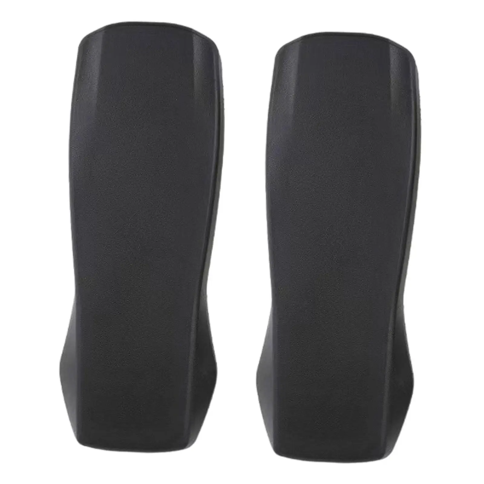 2Pcs Office Chair Armrest Arm Pads Caps PU Leather Universal with Mounting Holes Comfortable Spare Parts Office Chair Arm Rest