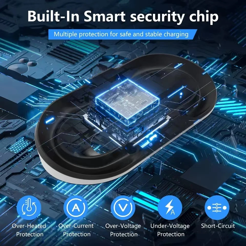 Base de carga para PS5 VR2 con soporte de controlador de luz RGB, estación de carga, accesorios para PS5 VR2 - imagen 5