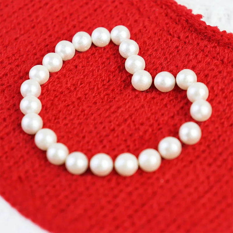 Bufanda con bordado de perlas INS para mascotas, babero de perlas de amor, pajarita para perros, accesorios de aseo para perros - imagen 3